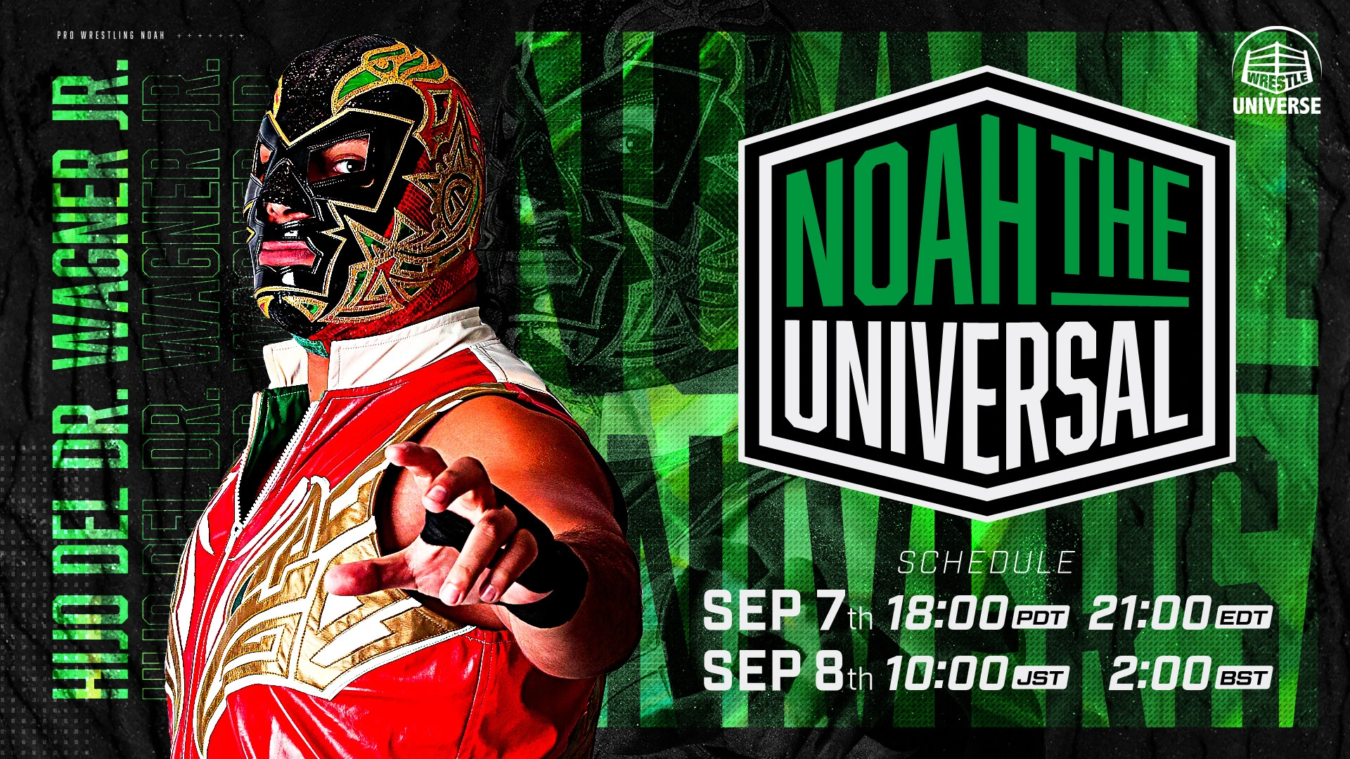 「NOAH the UNIVERSAL」 is a groundbreaking new series on Wrestle Universe specifically produced for international fans.