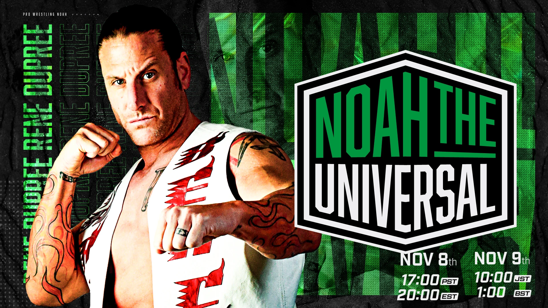 NOAH The Universal, a groundbreaking new event series which launched on Wrestle Universe in September, will make its anticipated return on Tuesday 9 November from NOAH Arena.