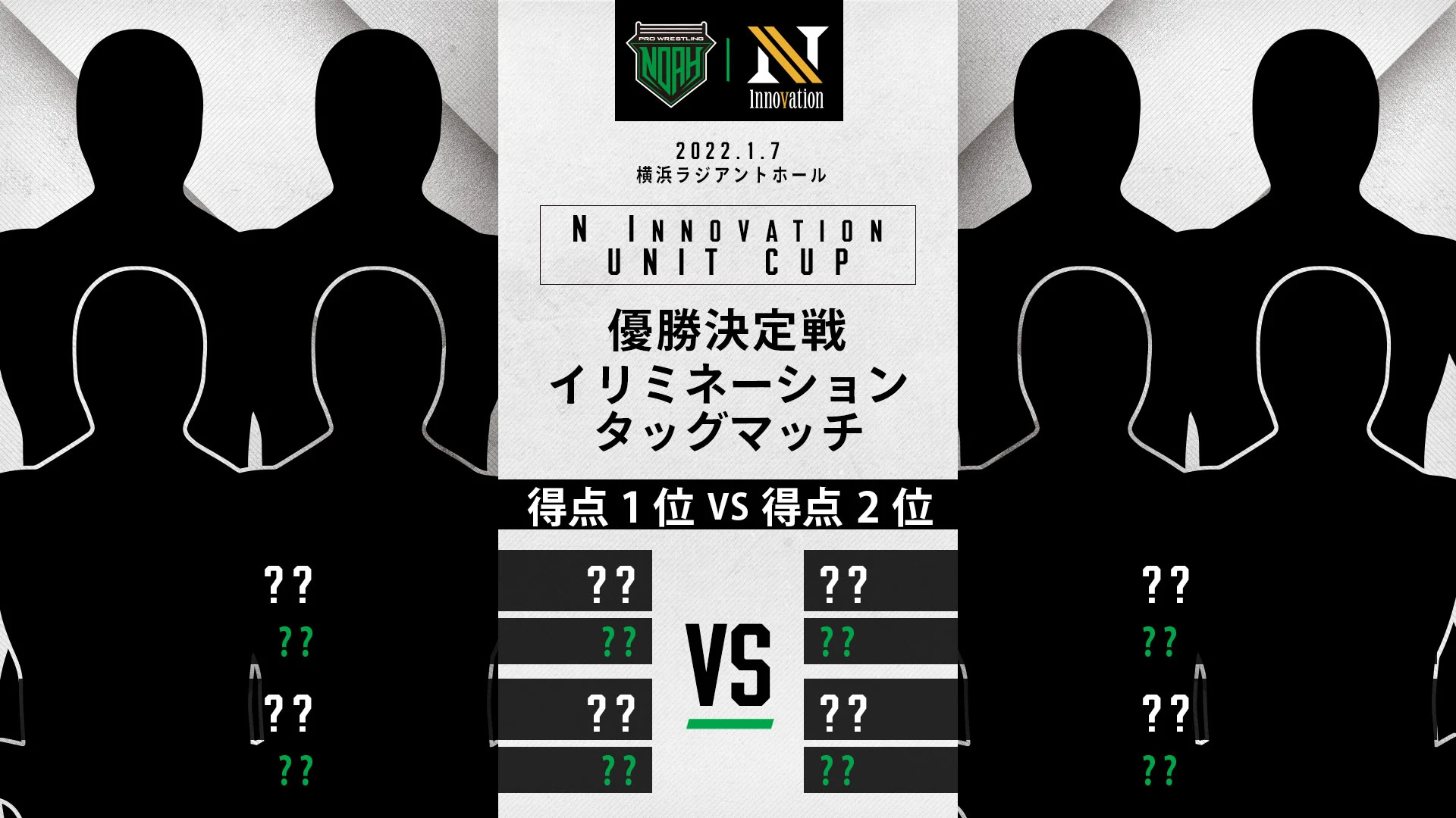【1.7・DAY2 U-CUP】ザ・リーヴpresents N Innovation U-CUP対戦カード変更のお知らせ