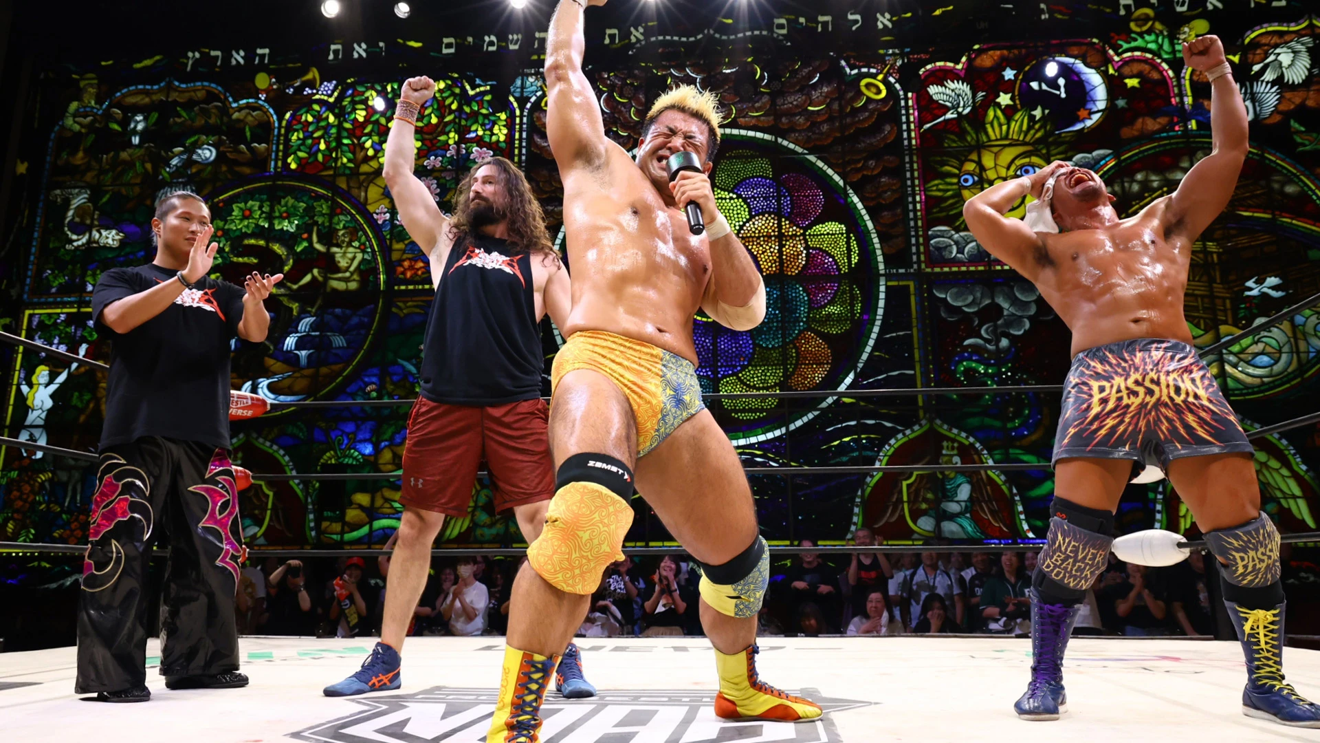 7/26京都大会 試合後コメント 稲葉大流血もGHCタッグ執念V1 T2000Xは