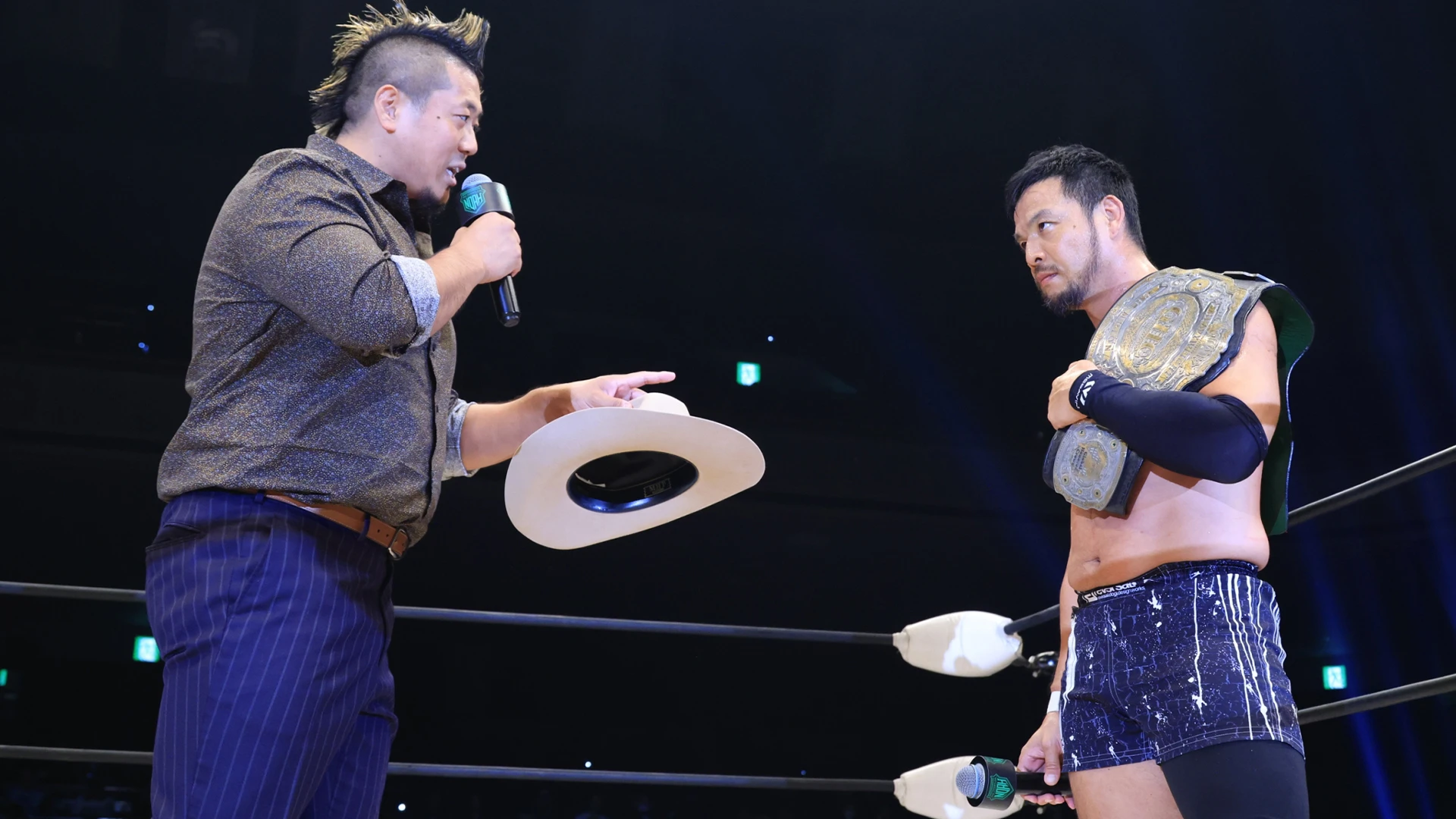 10/11両国国技館大会 試合後コメント 北宮返り討ち…KENTAがGHCヘビー死守 稲村愛輝改め「Yoshiki Inamura」と激突へ