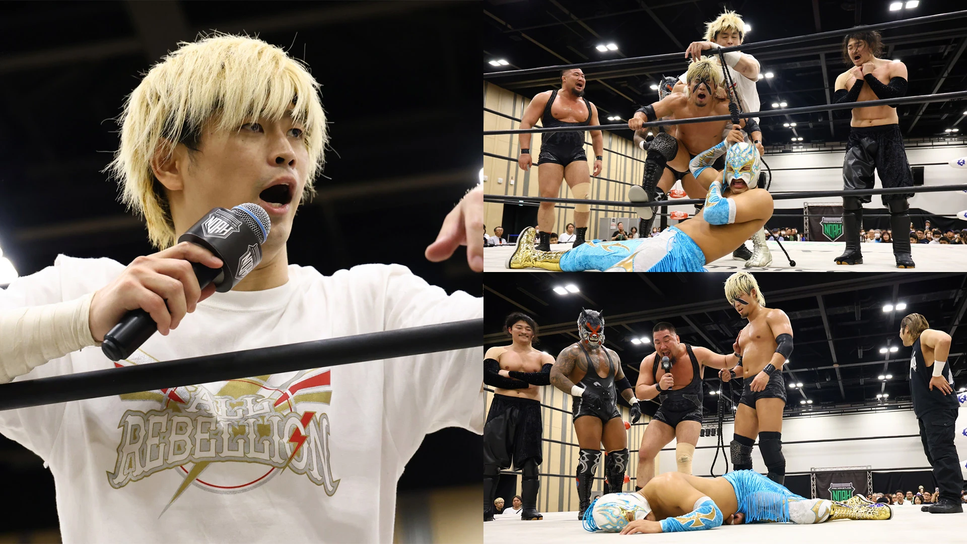 4/19群馬大会 試合後コメント 清宮が北宮の解散宣告&アレハ公開勧誘にブチ切れ「直接やってやる、むっつりゴリラが!」