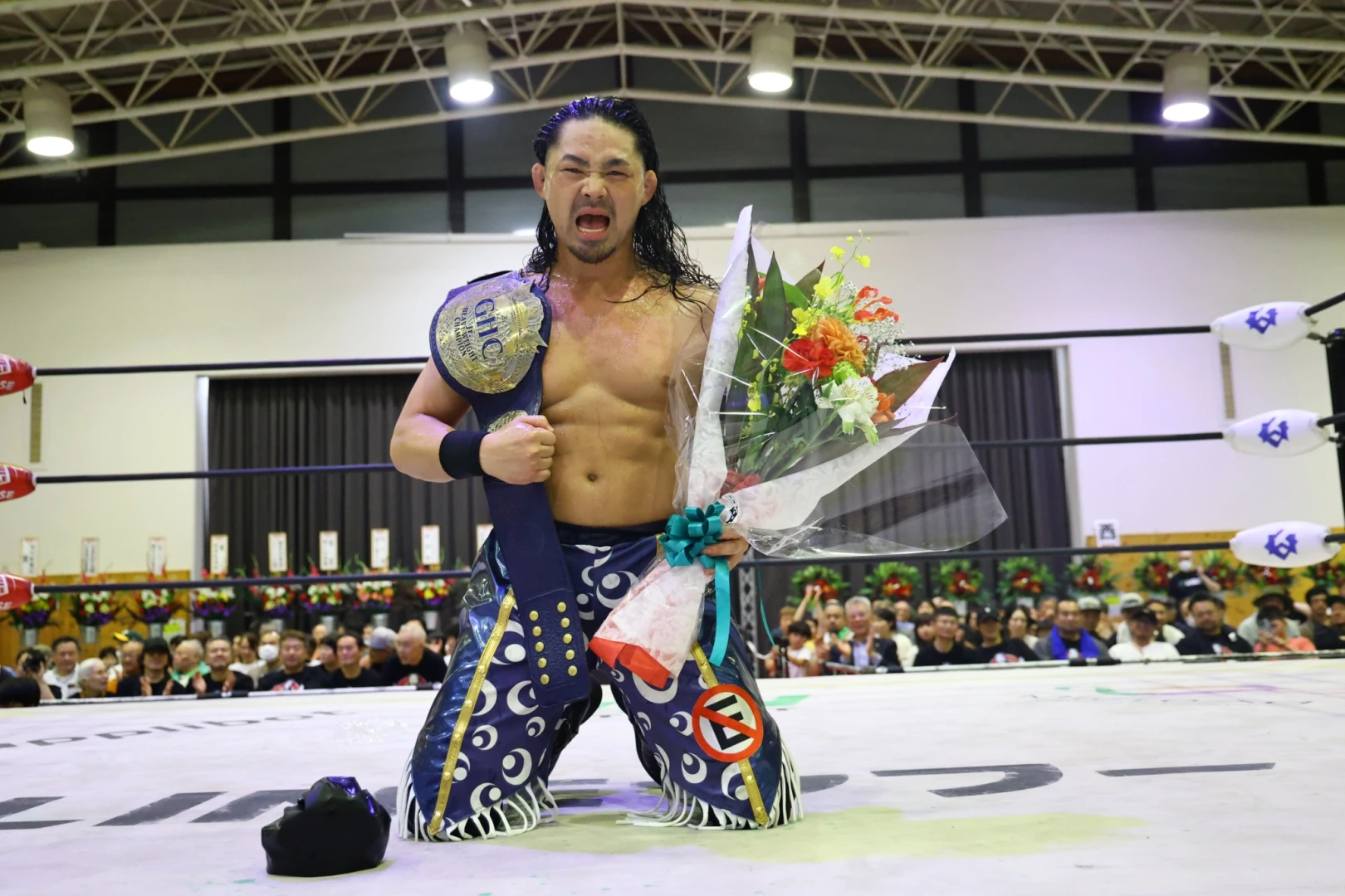 【6.20上松町大会 バックステージコメント】故郷で大激闘…15周年・Eitaが地元でGHCジュニア3度目戴冠! HAYATA指名で「まだまだ俺は動いていく」▼タッグリーグ覇者・征矢が地元・長野でGHCタッグ挑戦へ弾み Eitaの凱旋記念興行横取り?▼6・25GHCヘビー挑戦へ遠藤万全 「獲るタイミングはまさに今しかない」