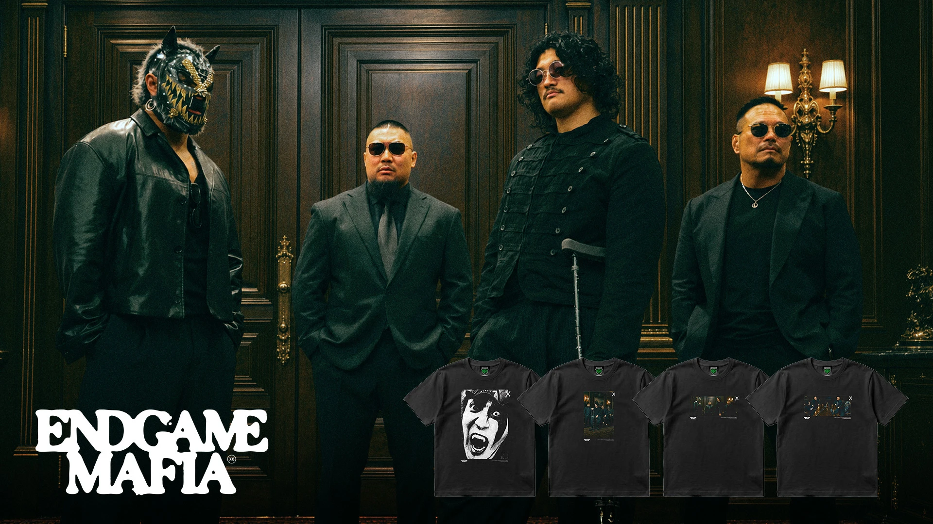 【10.4代々木】TEAM 2000X「END GAME MAFIA」Tシャツ 会場特別先行＆受注販売のお知らせ 〜マフィア映画のワンシーンを思わせる、完全撮り下ろしデザイン！〜
