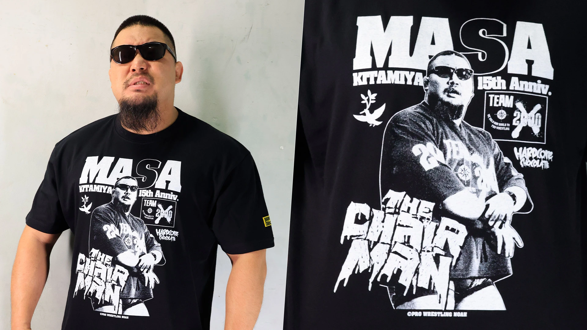 【10.18高岡】ハードコアチョコレート×マサ北宮！デビュー15周年を刻むメモリアルコラボTシャツが発売決定！