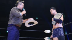 10/11両国国技館大会 試合後コメント 北宮返り討ち…KENTAがGHCヘビー死守 稲村愛輝改め「Yoshiki Inamura」と激突へ