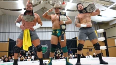 11/9川越大会 試合後コメント 「レッツゴー仙台!」新GHC王者Yoshikiが清宮眼前で圧巻先勝 ハンク&タンクとの初陣王者トリオでメイン締め