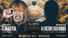 ＜GHCヘビー級選手権試合 決定！＞10.25 両国【WRESTLE ODYSSEY Ⅱ】一部対戦カード 発表！