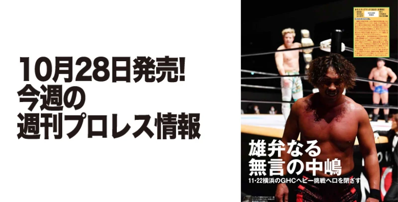 10月28日（水）発売の「週刊プロレス」11月11日号