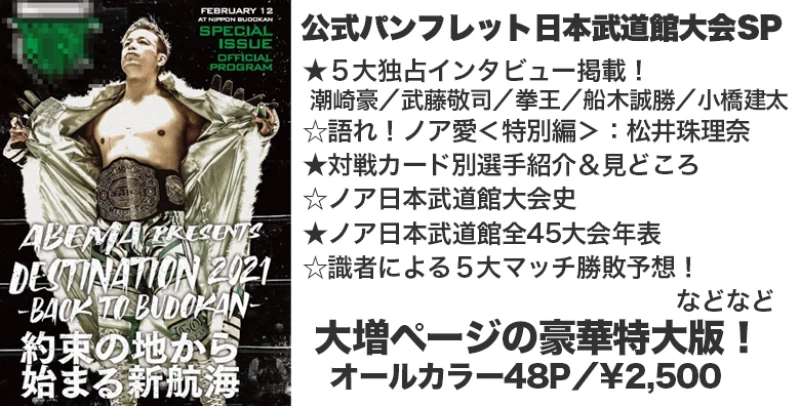 【2月12日 日本武道館にて発売！】公式パンフレット「日本武道館スペシャル」のみどころをご紹介！