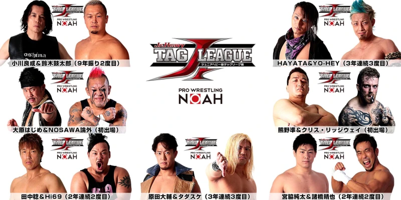 【5･28開幕】GLOBAL Jr. TAG LEAGUE2019出場チーム&公式戦日程決定！