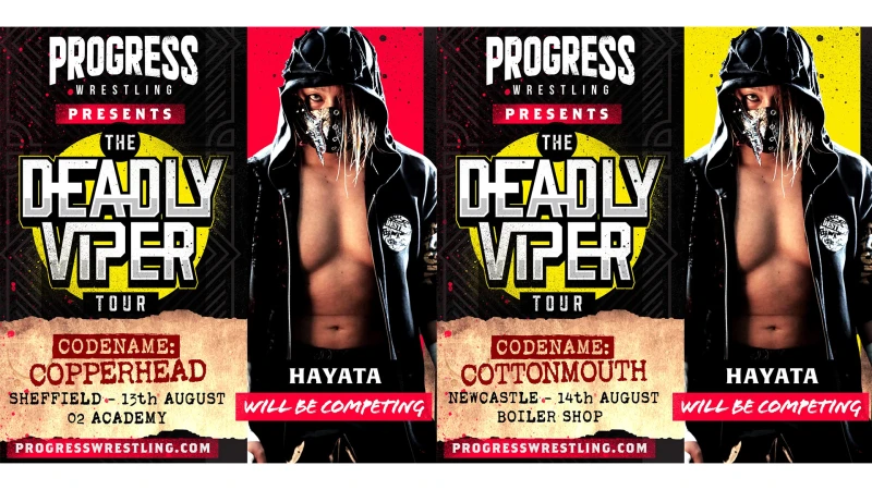 イギリスPROGRESS WrestlingにHAYATA参戦！