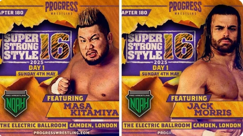 イギリスPROGRESS Wrestlingにマサ北宮、ジャック・モリス参戦！