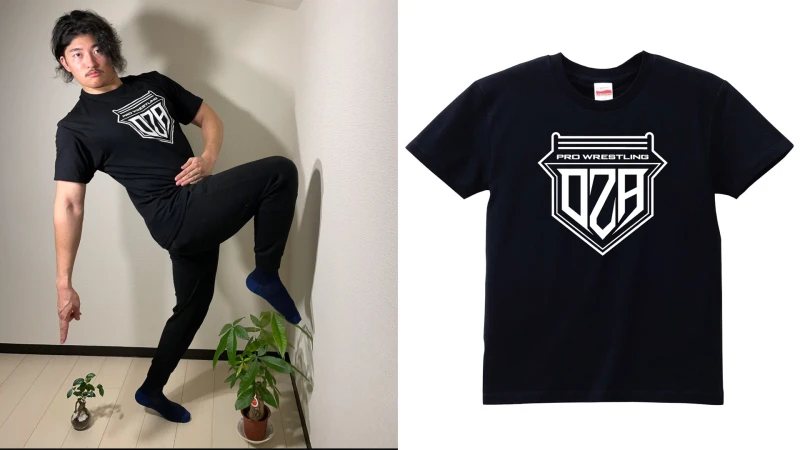 【緊急決定】OZAWA選手からの強い要望により「プロレスリングOZA」Tシャツ販売決定！6/21(土)大阪大会にて販売スタート！