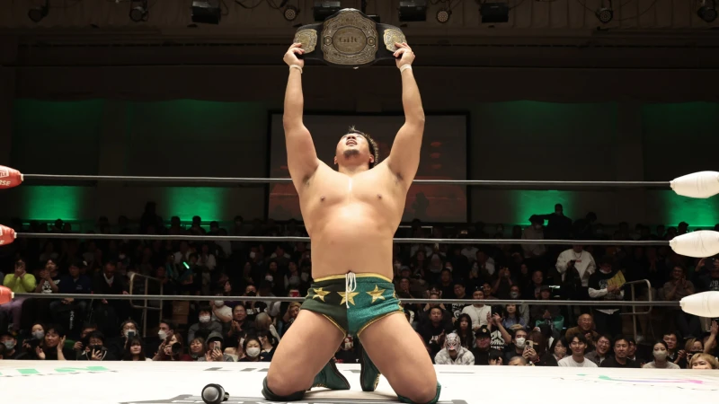 11/8後楽園ホール大会 試合後コメント YoshikiがGHCヘビー初戴冠 清宮指名で「ミーのドリームはまだまだストップできない!」