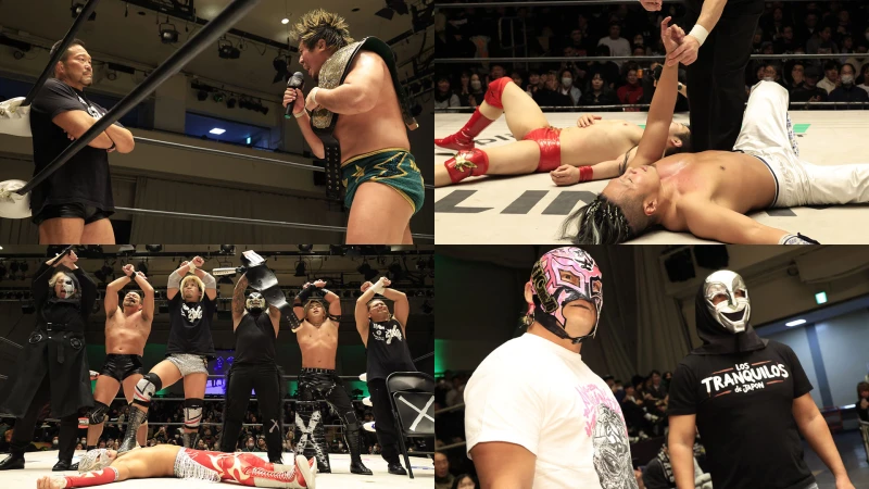 1/11後楽園ホール大会 試合後コメント Yoshikiが北宮返り討ちでGHCヘビーV3 拳王指名も杉浦が阻止