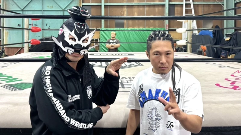 【インタビュー】「愚問」から始まったタッグ結成。AMAKUSA＆ブラックめんそーれが語る"情熱"と“ぱいかじ”――目指すはジュニアタッグリーグ覇シャーーーッ!!!【2.6後楽園より開幕！】