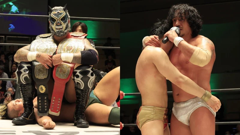 4/1後楽園ホール大会 試合後コメント OZAWAが内藤面前でデスティーノ発射 「詐欺師に騙されて金がないんだろ?」