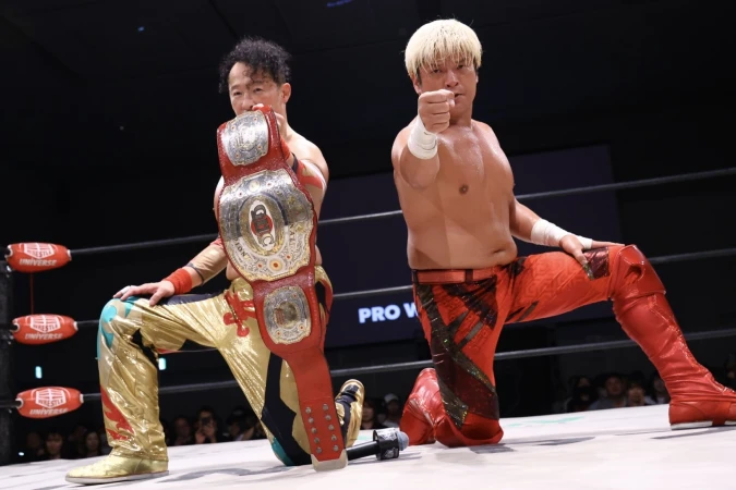 【5・24大阪大会バックステージコメント】ダブル虎王でタダスケ粉砕 丸藤&拳王がT2000X狩りでタッグリーグ会心スタート▼藤田&ヨネ真っ向撃破 “情熱MAX”征矢&飯野が激勝発進「情熱循環できてるぜ!」▼“俺ごと無双”でYoshiki&スタリオン盟友コンビが圧巻発進 「彼にオール・ビクトリー、全勝をプレゼントしたい」