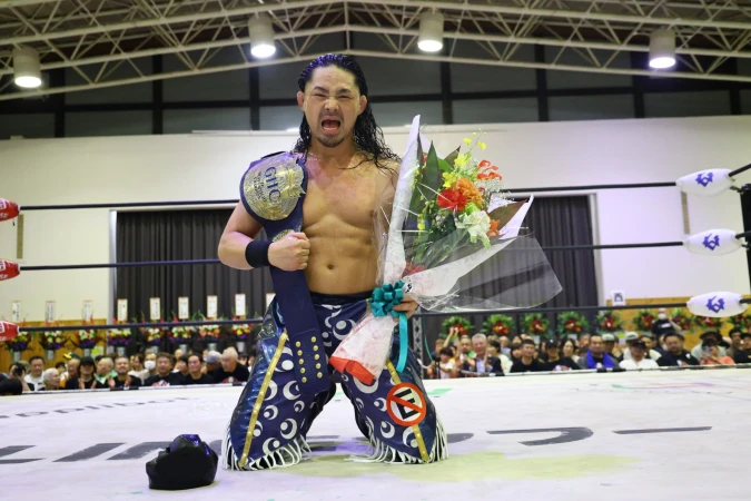 【6.20上松町大会 バックステージコメント】故郷で大激闘…15周年・Eitaが地元でGHCジュニア3度目戴冠! HAYATA指名で「まだまだ俺は動いていく」▼タッグリーグ覇者・征矢が地元・長野でGHCタッグ挑戦へ弾み Eitaの凱旋記念興行横取り?▼6・25GHCヘビー挑戦へ遠藤万全 「獲るタイミングはまさに今しかない」