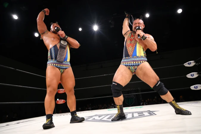 【8.22 清水 バックステージコメント】YO-HEYが「河童ファイターズ」改名要求も…翌日タッグ戦へ情熱MAXが絶叫締め▼清宮が“小川さん発言”で着火「N-1優勝したらシングル」要求!? 小田嶋はWWE登場のヒロム改め『KYOKI』にメッセージ▼YoshikiがGHCタッグ獲りへ猛デモ 「ミーと藤田は鬼にゴールデンバット、虎にウィング!」