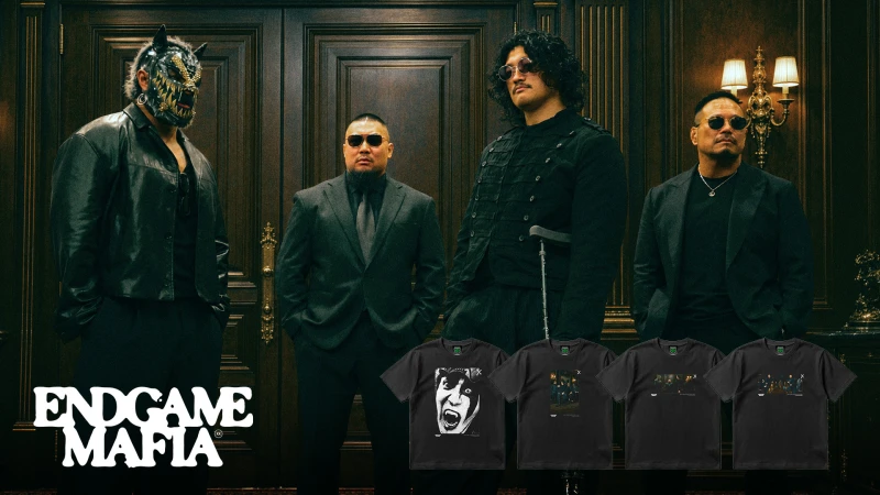 【10.4代々木】TEAM 2000X「END GAME MAFIA」Tシャツ 会場特別先行＆受注販売のお知らせ 〜マフィア映画のワンシーンを思わせる、完全撮り下ろしデザイン！〜
