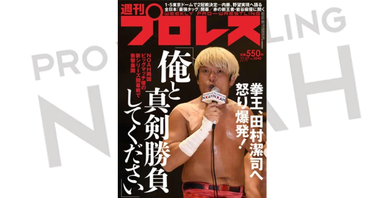 11月13日（水）発売の「週刊プロレス」11月27日号