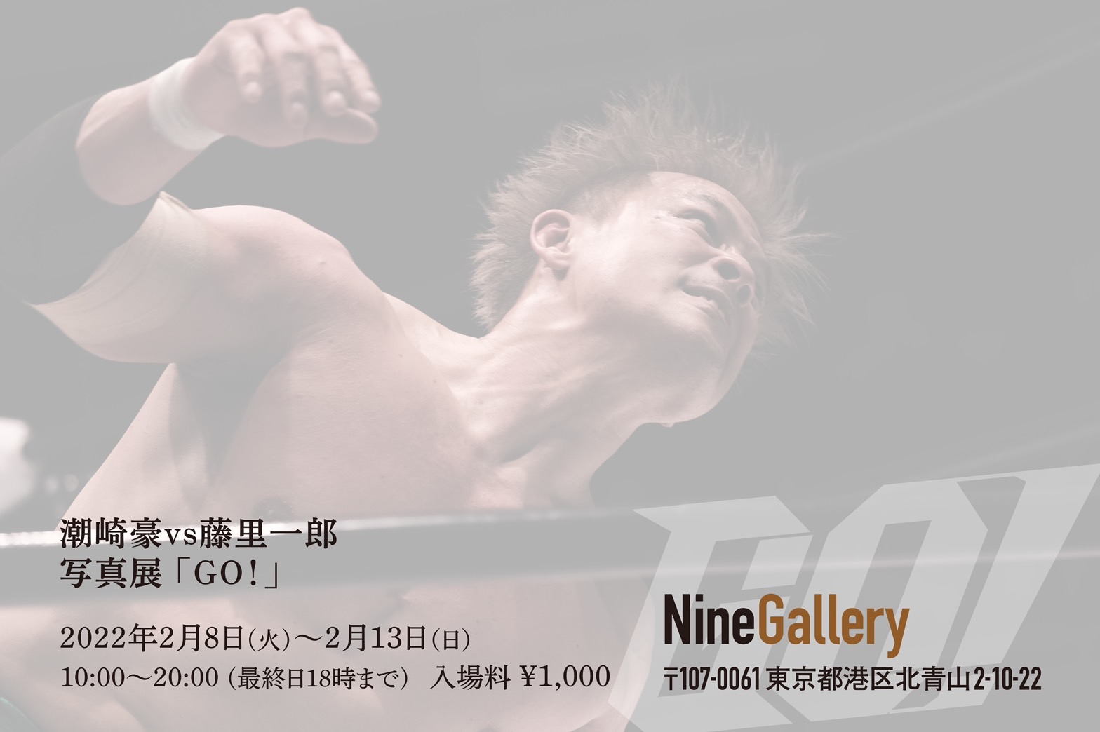 2月8日〜】藤里一郎さん写真展 開催のお知らせ | プロレスリング