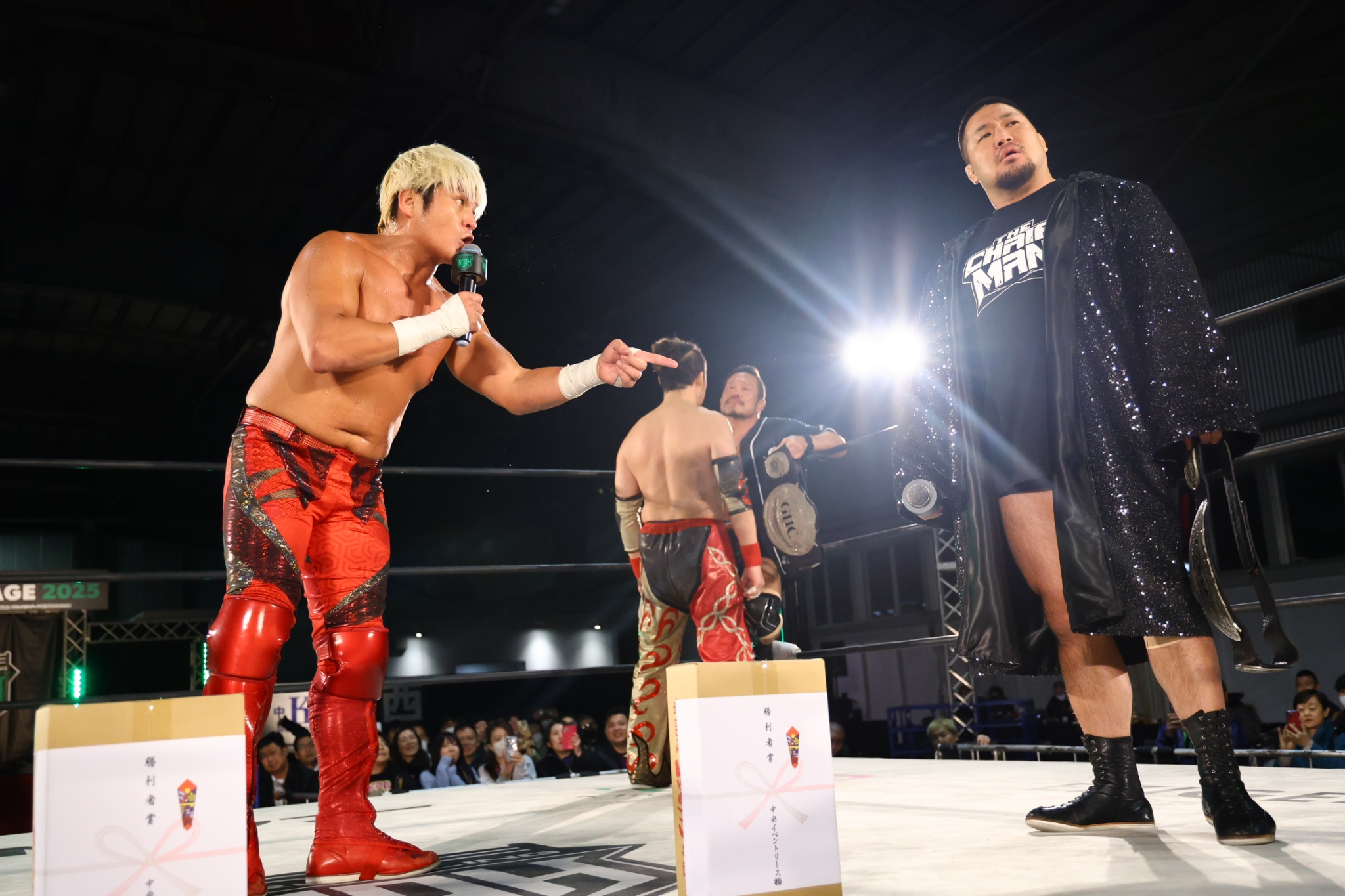 11/28新潟大会 試合後コメントKENTA、遠藤、憂流迦、HAYATAが共闘で