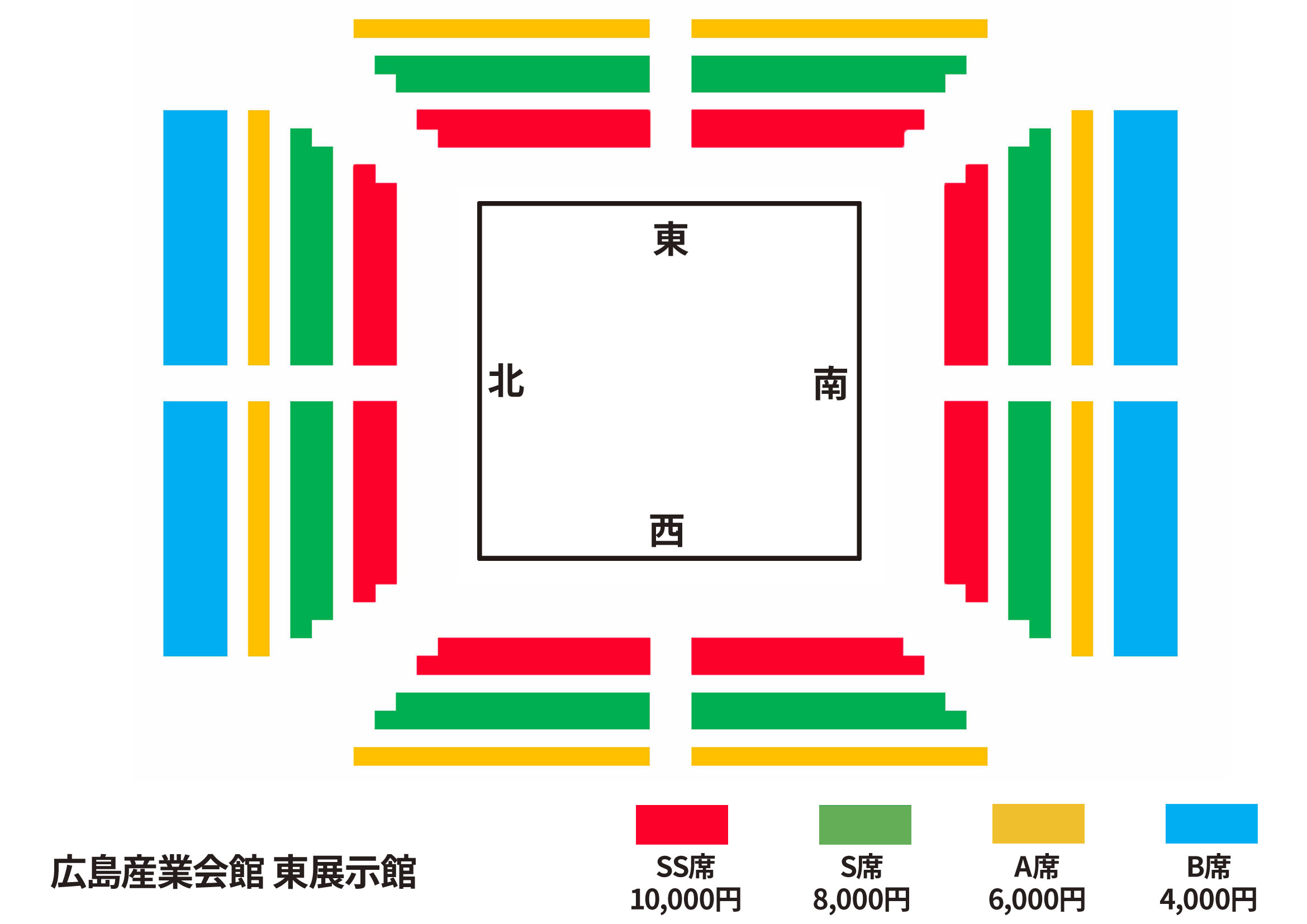 広島産業会館東展示館　会場図面